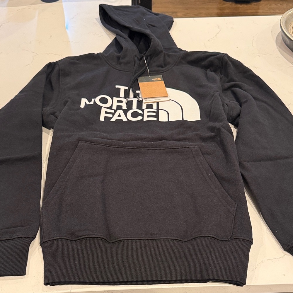The North Face Men's Black Hoodie Sweatshirt - Picture 3 of 3